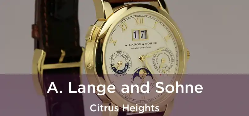  A. Lange and Sohne Citrus Heights